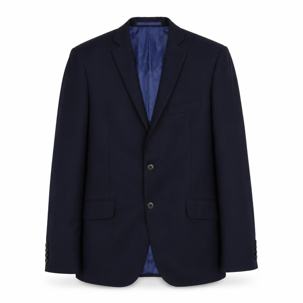 Marks & Spencer Mens Blue Wool Jacket Suit Jacket Size L Regular