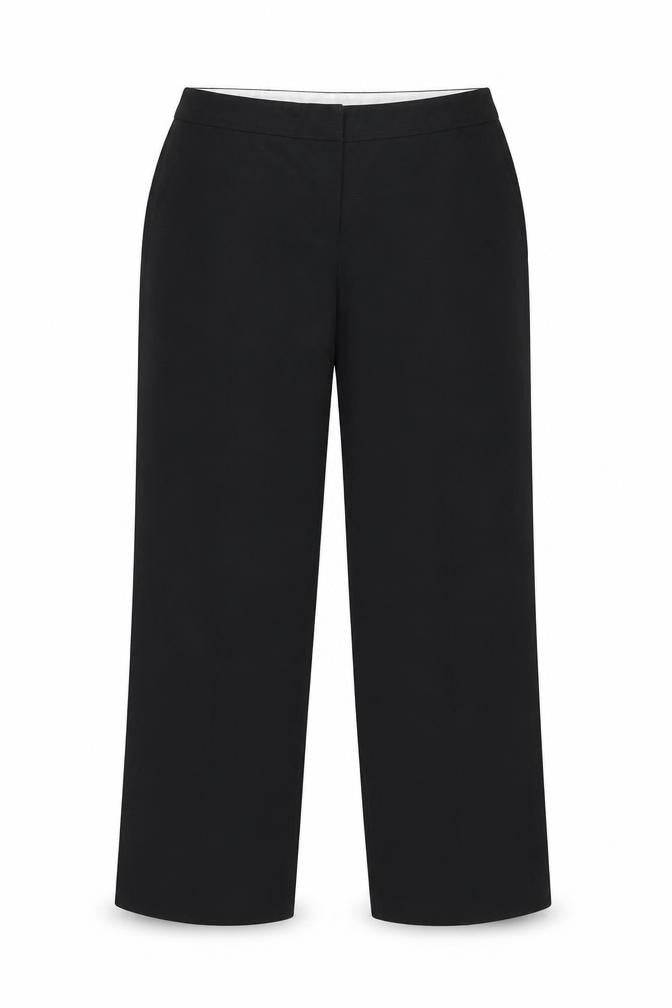 NEXT Womens Black Polyester Dress Pants Trousers Size 12 Regular Hook & Eye