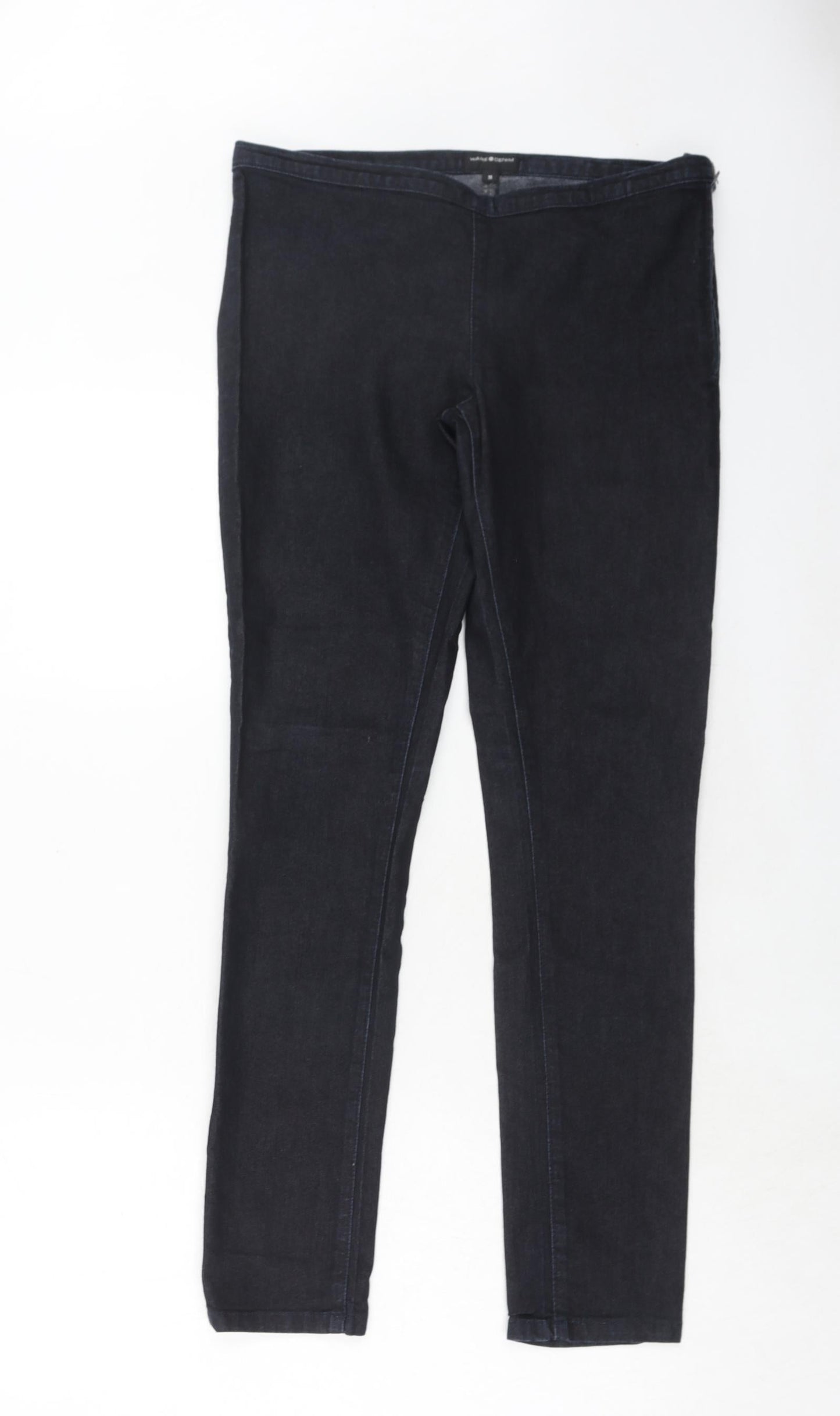 Ware Denim Womens Blue Cotton Skinny Jeans Size 12 Regular Zip
