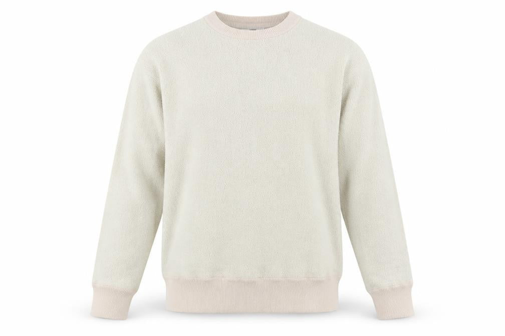 Topman Mens Ivory Polyester Pullover Sweatshirt Size S