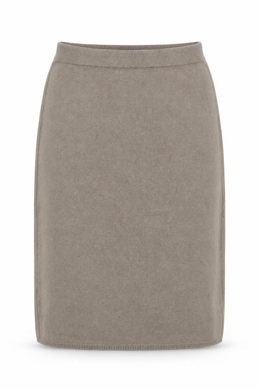 Next Womens Grey Cotton A-Line Skirt Size 8