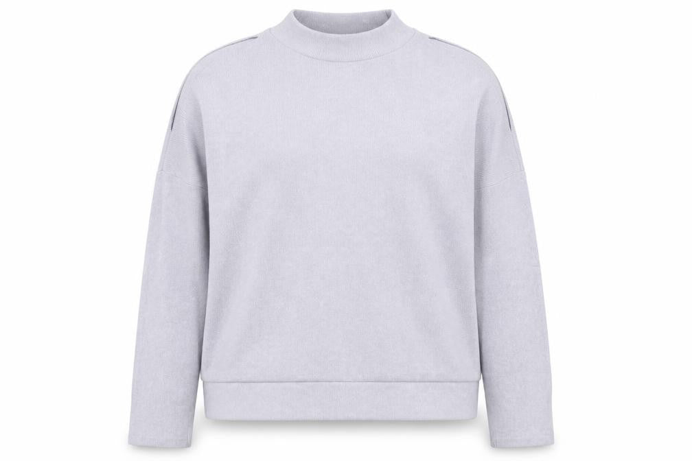 New Look Womens Purple Polyester Pullover Sweatshirt Size M Pullover - Cold Shoulder