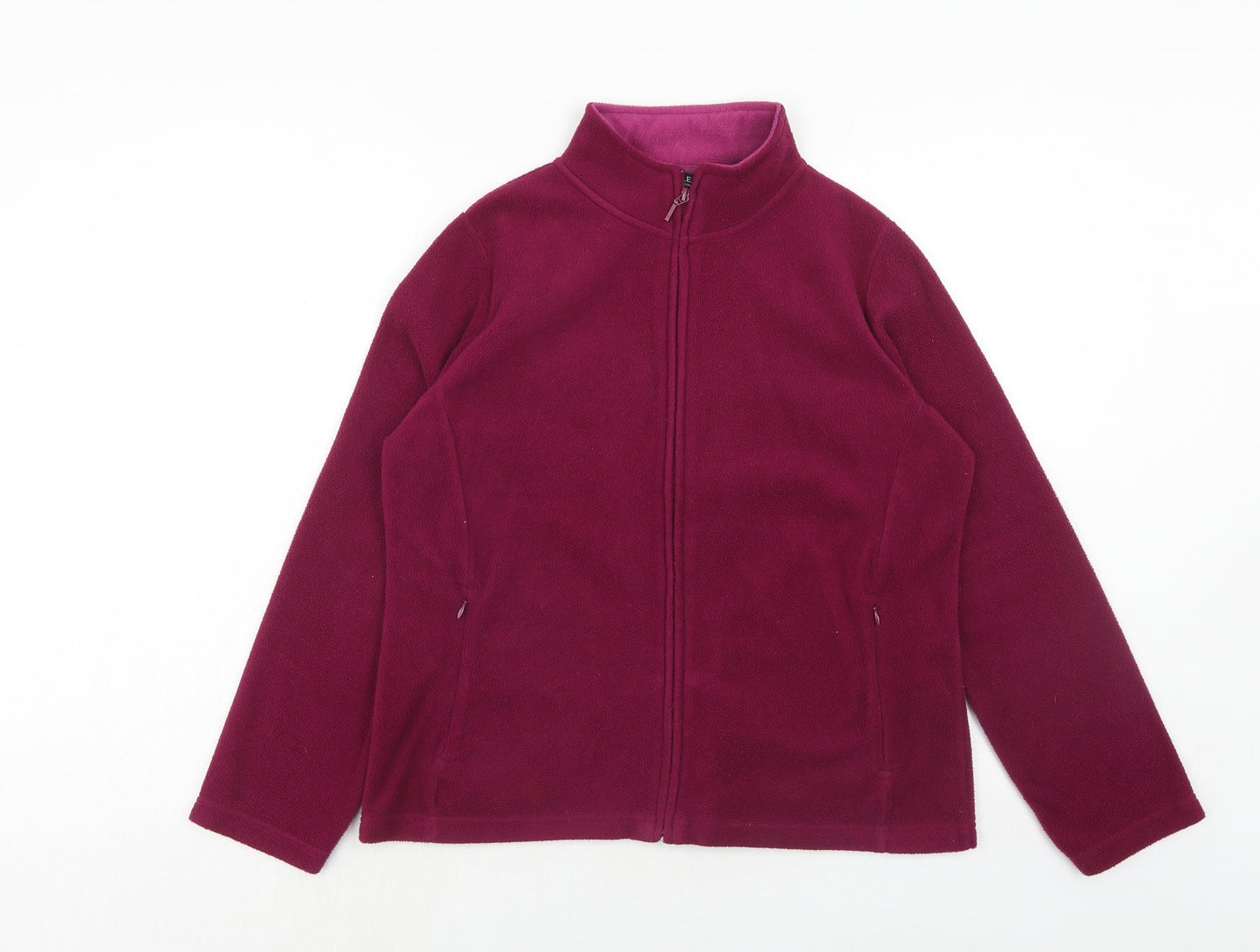 EWM Womens Purple Jacket Size M Zip