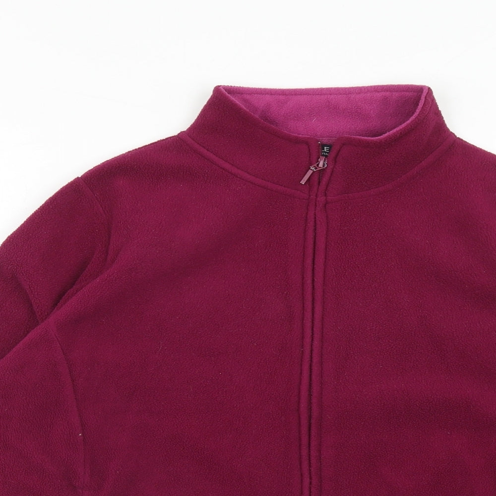 EWM Womens Purple Jacket Size M Zip