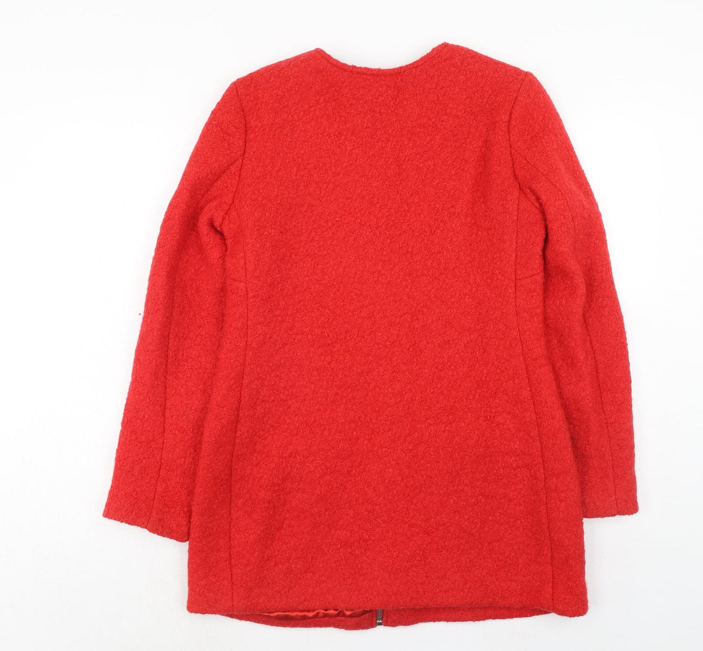 New Look Womens Red Jacket Size 10 Zip