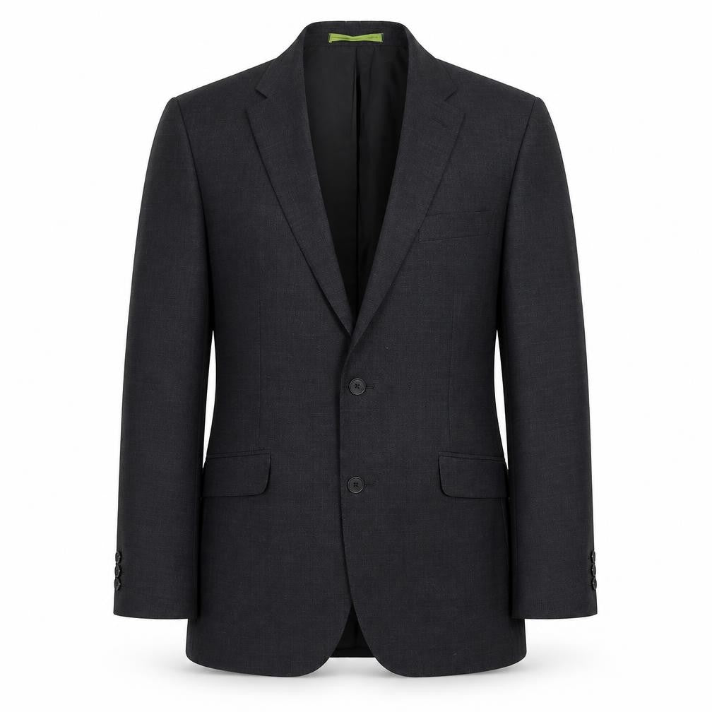 Burton Mens Grey Polyester Jacket Suit Jacket Size 38 Regular