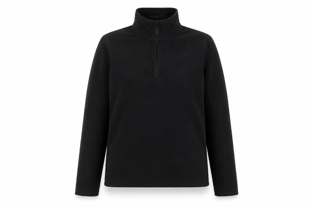 Freedom Trail Womens Black Polyester Pullover Sweatshirt Size 6 Zip