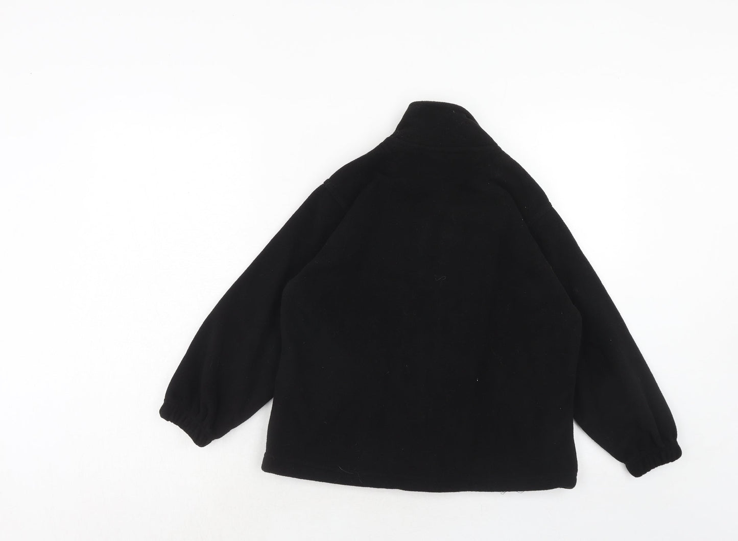 ACS Boys Black Basic Jacket Jacket Size 6-7 Years Zip