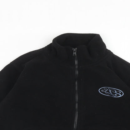 ACS Boys Black Basic Jacket Jacket Size 6-7 Years Zip