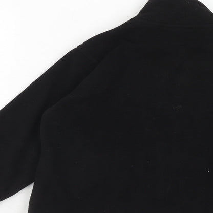 ACS Boys Black Basic Jacket Jacket Size 6-7 Years Zip