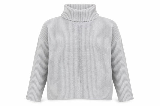 Miss Selfridge Womens Grey Roll Neck Acrylic Pullover Jumper Size 10