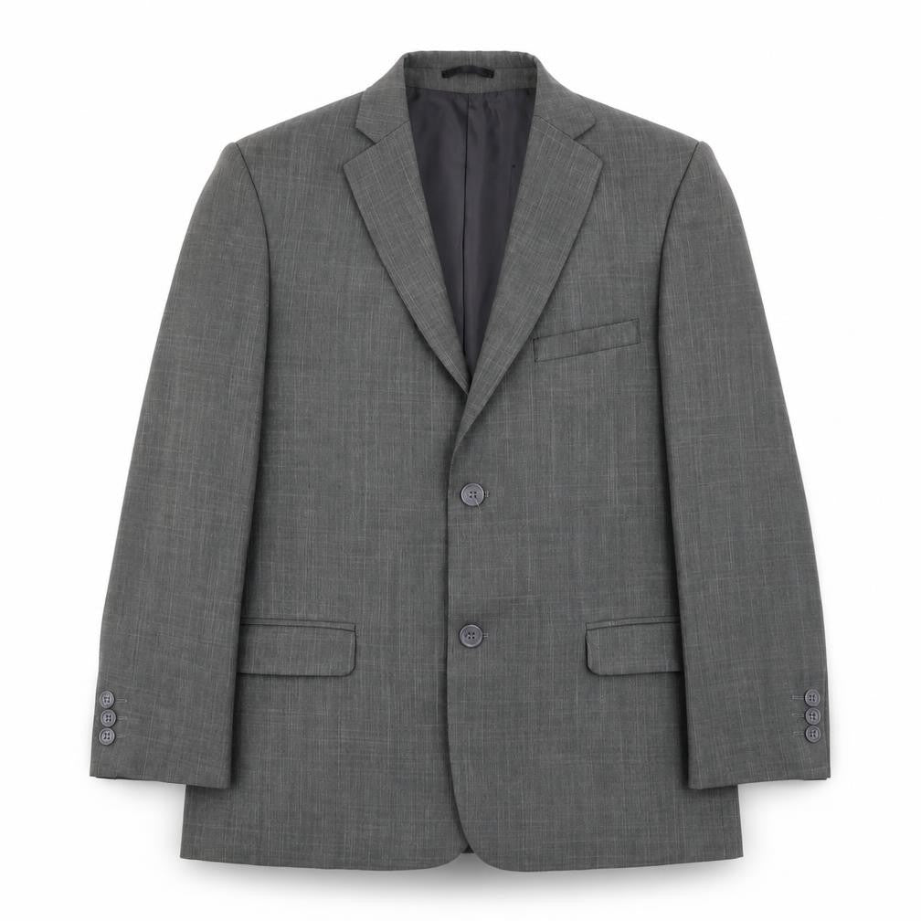 cenario Womens Grey Polyester Jacket Suit Jacket Size M