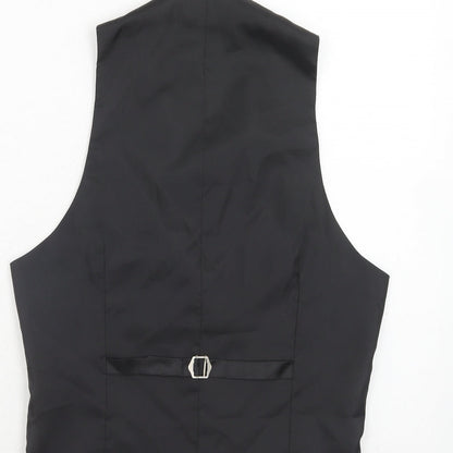 ONESIX5IVE5ive Mens Blue Polyester Jacket Suit Waistcoat Size 38 Regular