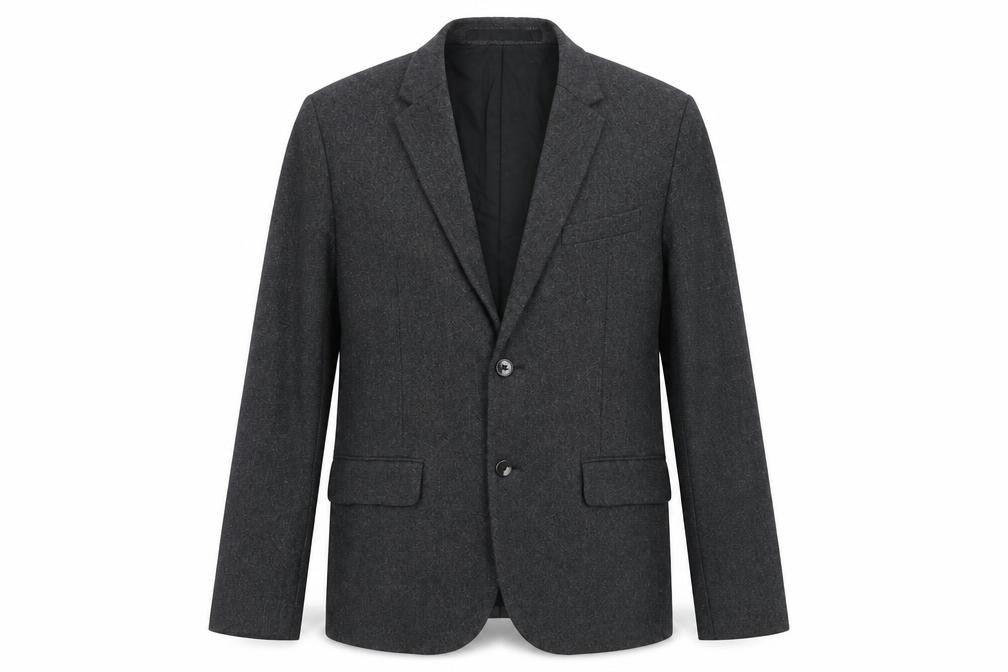 Gap Mens Grey Wool Jacket Suit Jacket Size 38 Regular