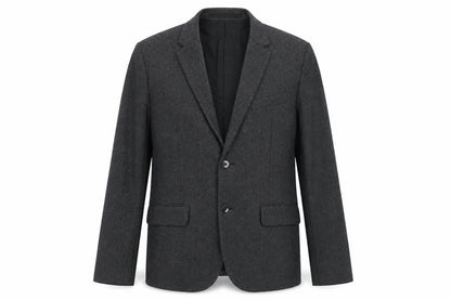 Gap Mens Grey Wool Jacket Suit Jacket Size 38 Regular