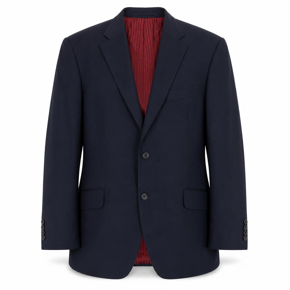Marks & Spencer Mens Blue Wool Jacket Suit Jacket Size 38 Regular