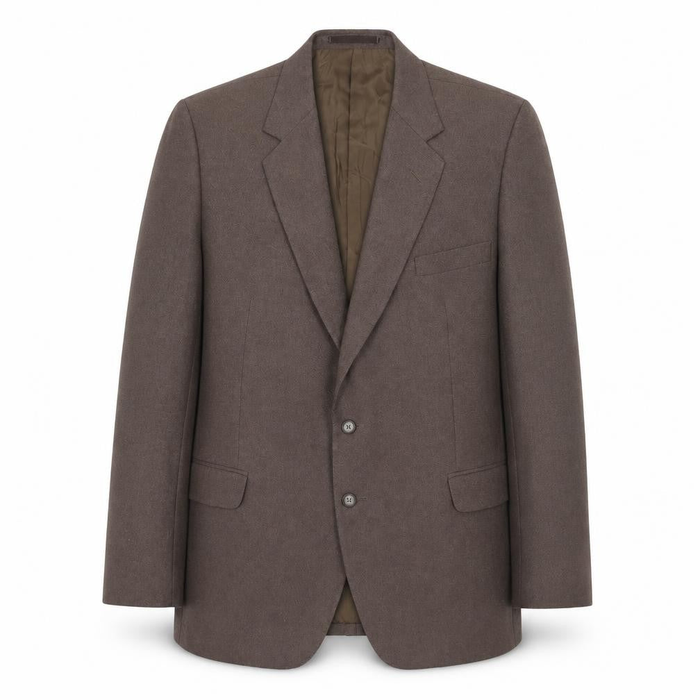 Robert Hirst Mens Brown Wool Jacket Suit Jacket Size 40 Regular