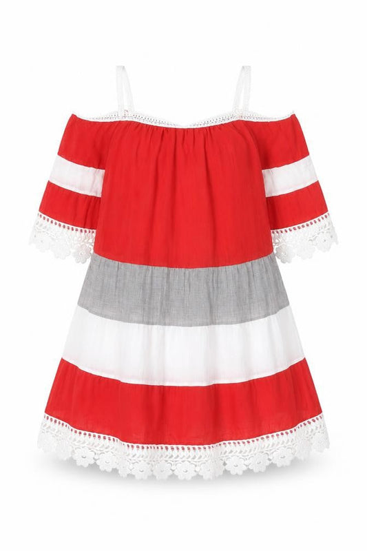 Klass Womens Red Colourblock Polyester Trapeze & Swing Size 10 One Shoulder Pullover