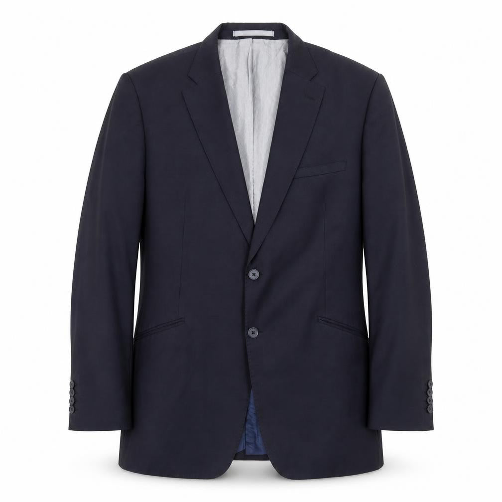Marks & Spencer Mens Blue Wool Jacket Suit Jacket Size 44 Regular