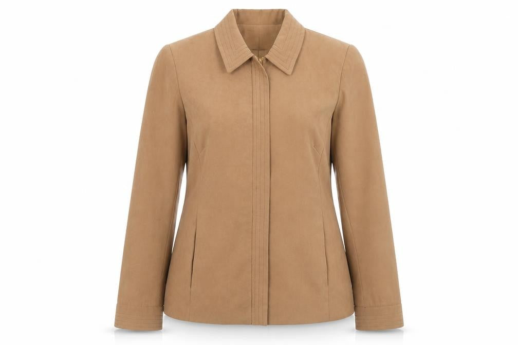 CMD Womens Brown Jacket Size 12 Zip