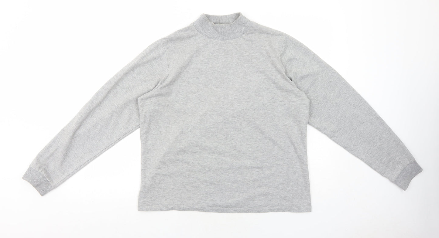 ASOS Womens Grey Polyester Pullover Sweatshirt Size 10 Pullover