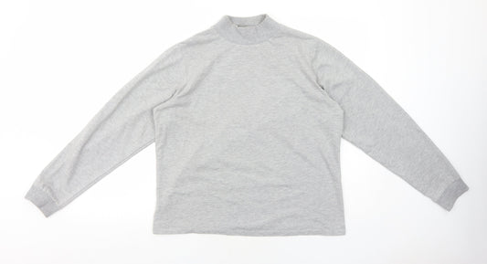 ASOS Womens Grey Polyester Pullover Sweatshirt Size 10 Pullover