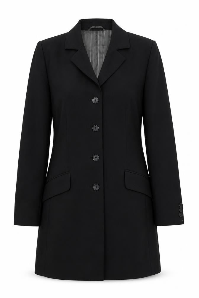Wadrobes Womens Black Jacket Blazer Size 10 Button