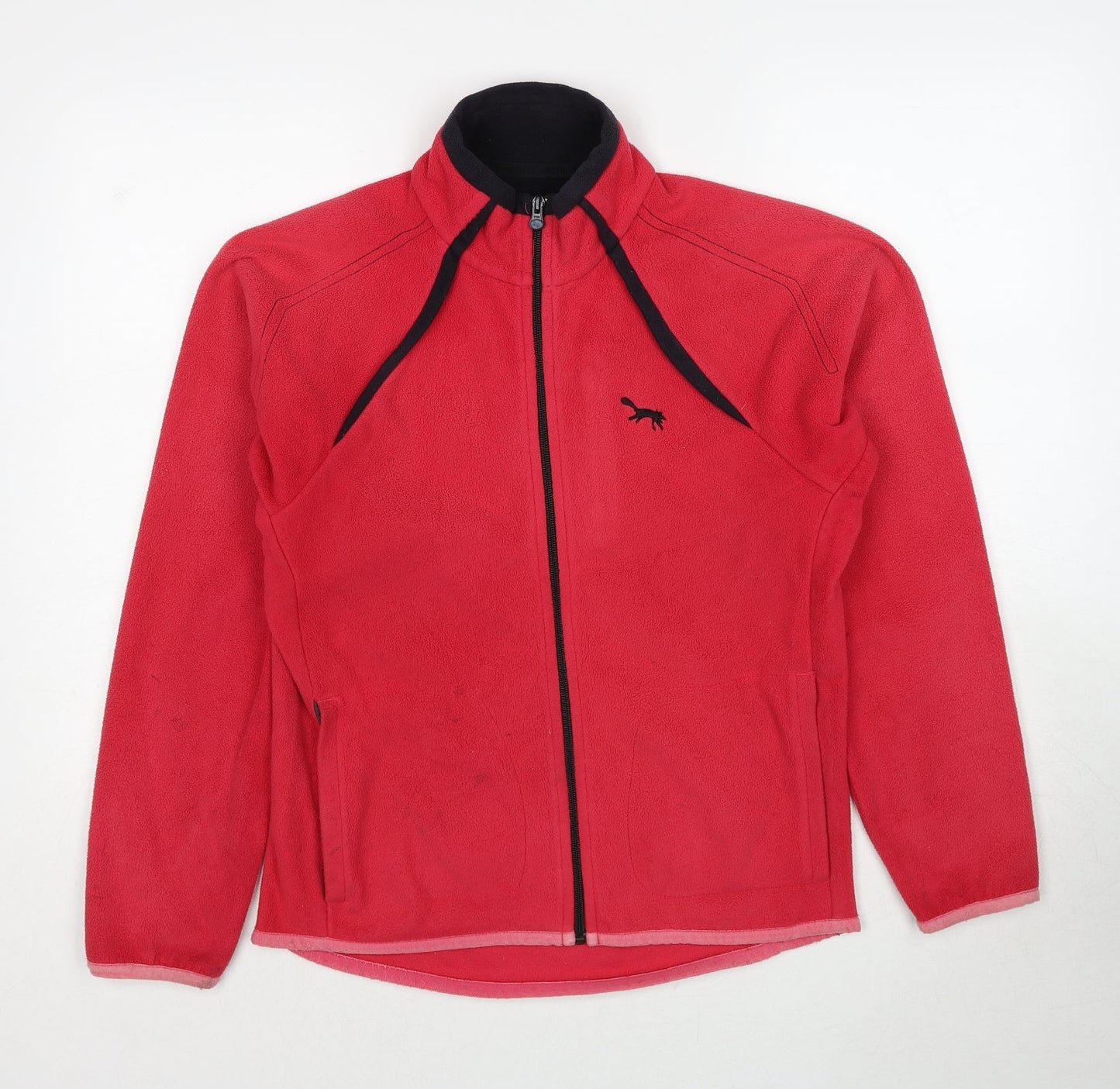 Outdoor Scene Womens Pink Jacket Size 12 Zip - Size 12-14