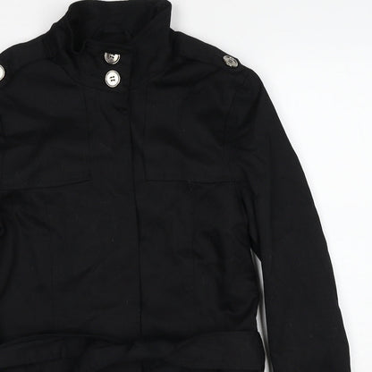 Vero Moda Womens Black Jacket Size S Button