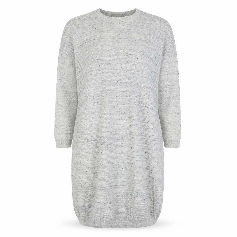ASOS Womens Grey Polyester Jumper Dress Size 6 Round Neck Pullover