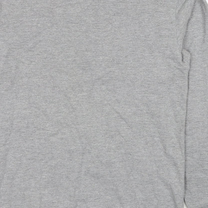 Preloved Soul Star Womens Grey Cotton Pullover Sweatshirt Size L Pullover - Label