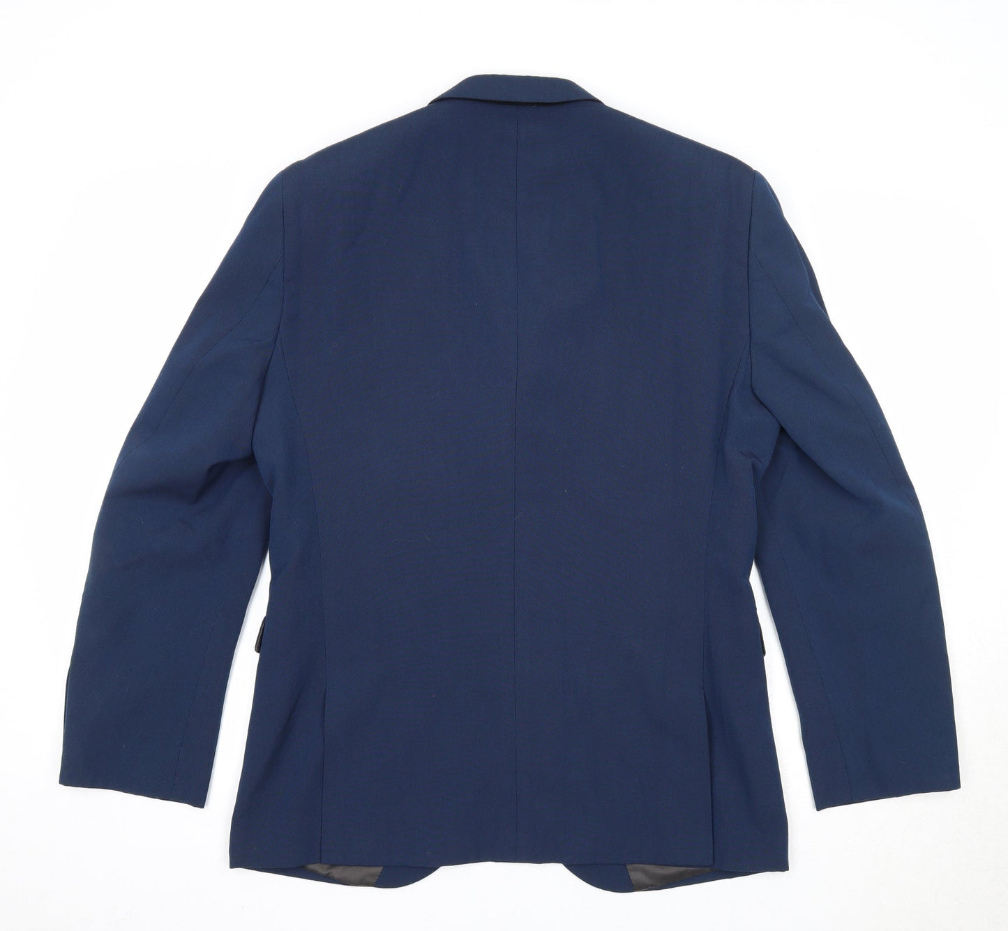 NEXT Mens Blue Polyester Jacket Suit Jacket Size 38 Regular