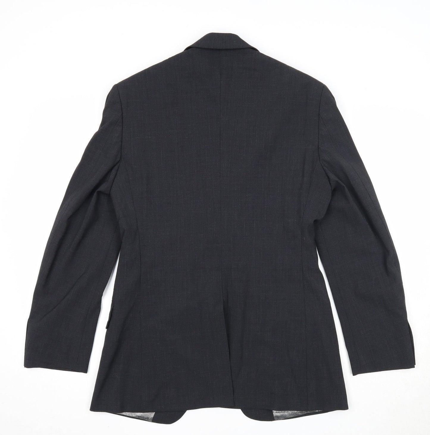 REMUS Mens Grey Wool Jacket Suit Jacket Size 36 Regular