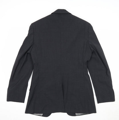 Remus Uomo Mens Grey Wool Jacket Suit Jacket Size 36 Regular