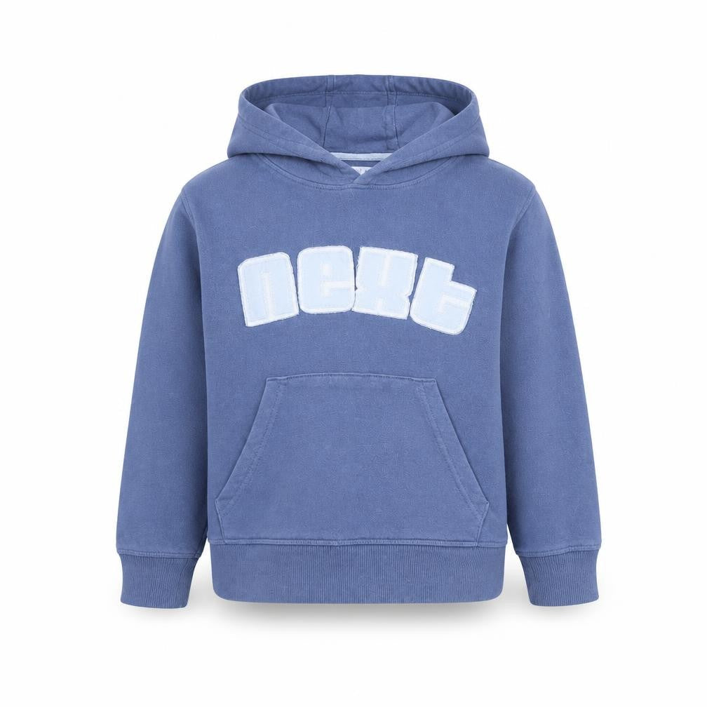 Next Boys Blue Cotton Pullover Hoodie Size 5 Years Pullover
