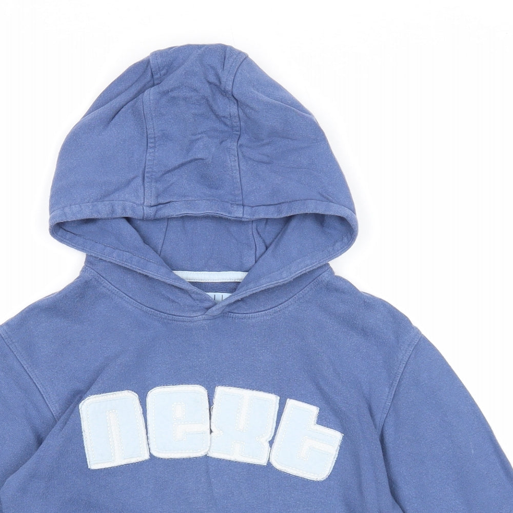 NEXT Boys Blue Cotton Pullover Hoodie Size 5 Years Pullover
