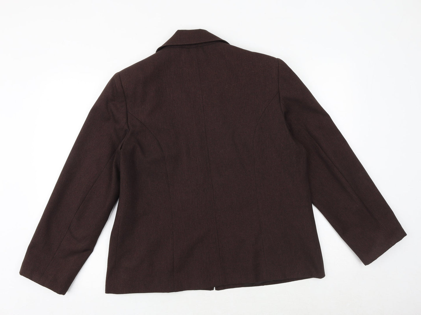 EWM Womens Brown Jacket Size 16 Zip