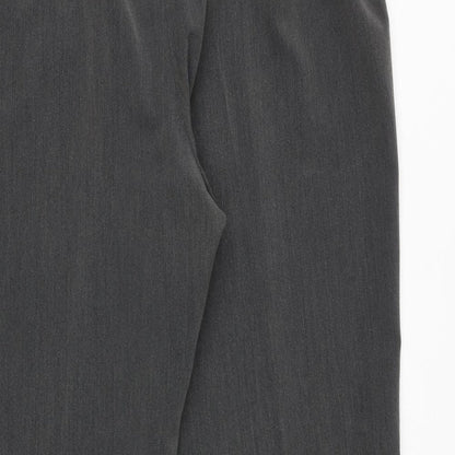 Debenhams Womens Grey Polyester Trousers Size 18 Regular Zip