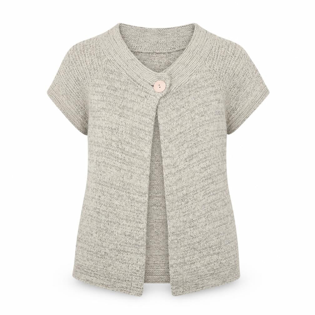 EDITIONS Womens Beige V-Neck Acrylic Pullover Jumper Size 18