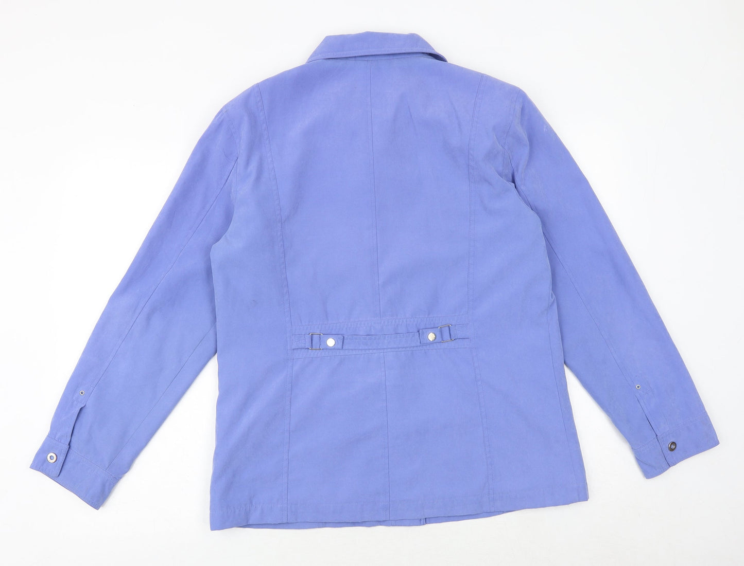 Klassic Womens Blue Jacket Size 14 Button