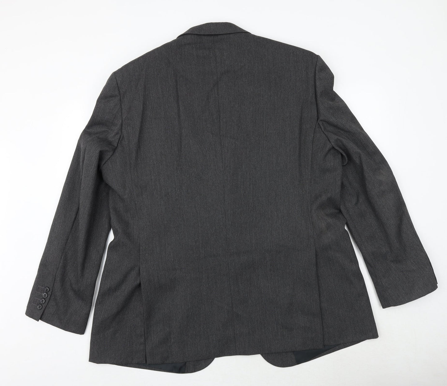 Marks and Spencer Mens Grey Polyester Jacket Suit Jacket Size 46 Regular