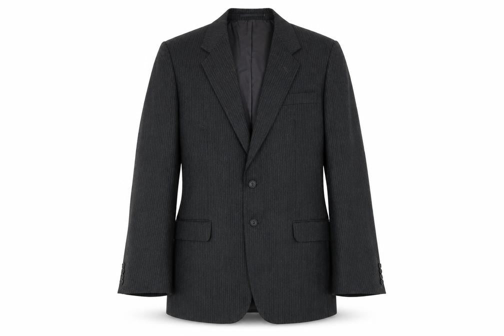 St Michael Mens Black Polyester Jacket Suit Jacket Size 42 Regular