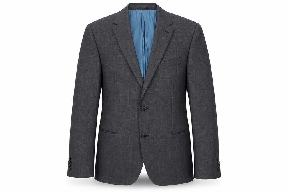 Marks & Spencer Mens Grey Wool Jacket Suit Jacket Size 38 Regular