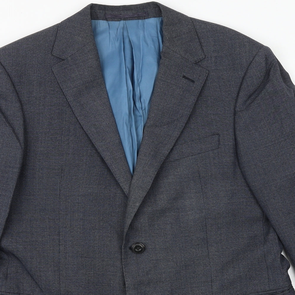 Marks and Spencer Mens Grey Wool Jacket Suit Jacket Size 38 Regular