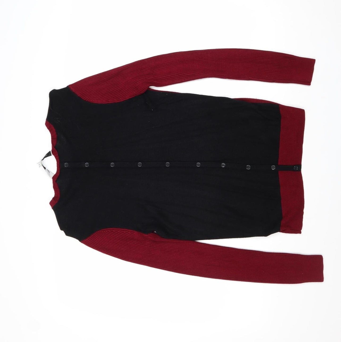 Jonathan Saunders Womens Red Round Neck Viscose Pullover Jumper Size 14