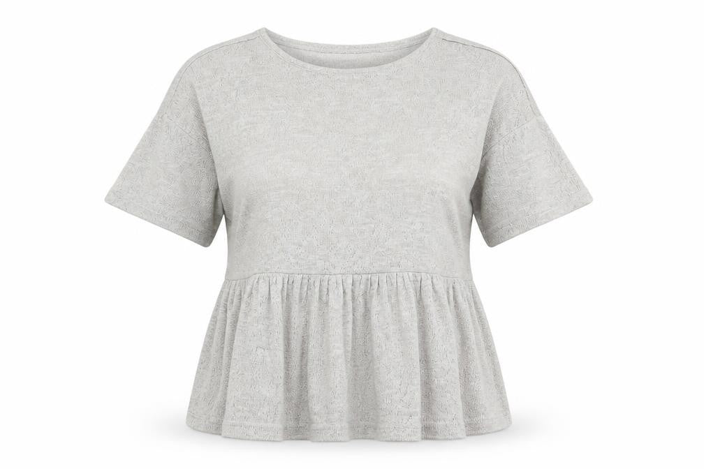 NEXT Womens Grey Round Neck Acrylic Pullover Jumper Size 14
