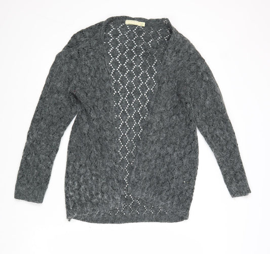 Pins & Needles Womens Green V-Neck Acrylic Cardigan Jumper Size S