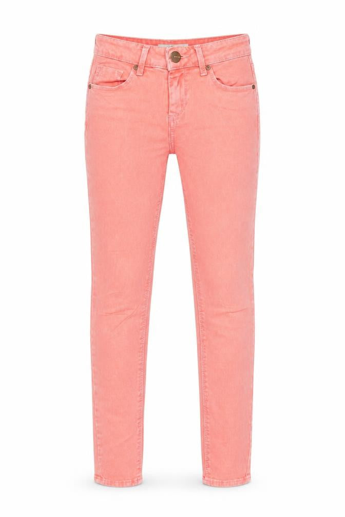 Topshop Womens Pink Cotton Skinny Jeans Size 25 in Regular Zip