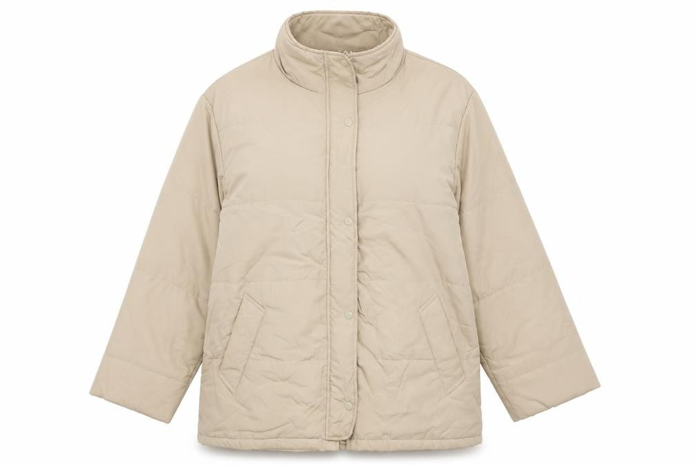 Vincelli Womens Beige Jacket Size M Zip