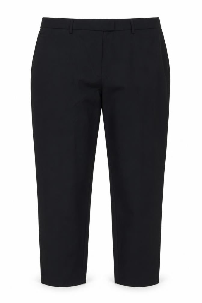 Autograph Womens Black Polyester Chino Trousers Size M Regular Zip